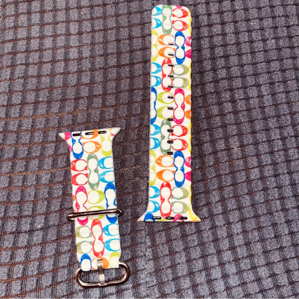 NWT Luxury Inspired Sport Apple Silicone Watchband - Picture 9 of 10